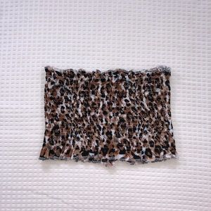 Zafal Leopard Print Tube Top!!